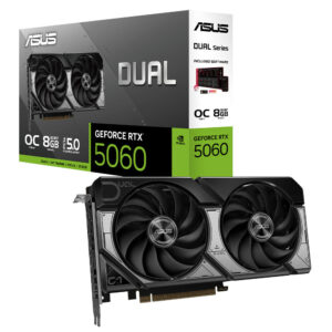 ASUS Dual GeForce RTX 5060 OC 8GB GDDR7 Graphic...