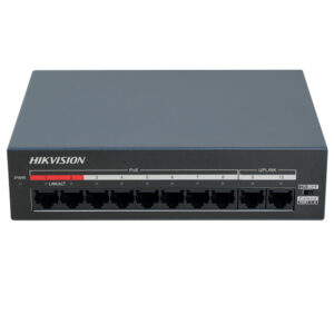 Hikvision DS-3E0110MP-E/M Unmanaged Desktop PoE Switch 8 Port 10/100Mbps + 2 Port 10/100Mbps Uplink 60W