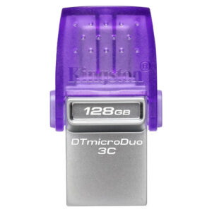 Kingston DataTraveler microDuo 3C 128GB Type-C & USB 3.2 Flash Memory