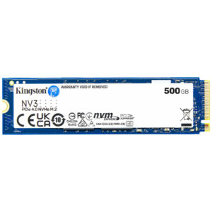 Kingston NV3 500GB NVMe PCIe M.2 SSD