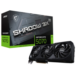 MSI GeForce RTX 5070 SHADOW 3X OC 12GB GDDR7 Gr...