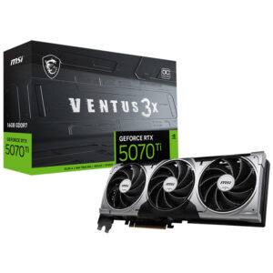 MSI GeForce RTX 5070 Ti VENTUS 3X OC 16GB GDDR7...