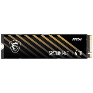 MSI SPATIUM M461 4TB NVMe PCIe M.2 SSD