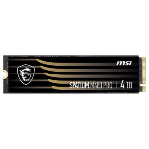 MSI SPATIUM M480 Pro 4TB NVMe PCIe 4.0 M.2 SSD