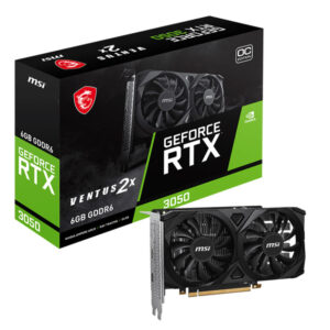 MSI GeForce RTX 3050 Ventus 2X OC 6GB GDDR6 Gra...