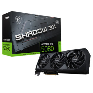 MSI GeForce RTX 5080 SHADOW 3X OC 16GB GDDR7 Gr...
