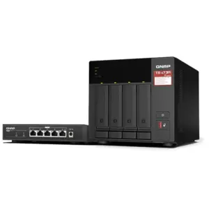 QNAP TS-473A-SW5T 4-Bay Cloud Storage NAS Enclosure