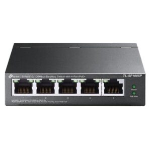 TP-LINK TL-SF1005P UNMANAGED DESKTOP SWITCH 4 PORT POE 10/100MBPS