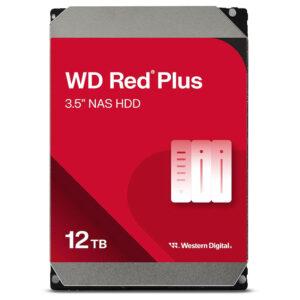Western Digital Red Plus NAS 12TB 3.5 Inch Internal Hard Drive