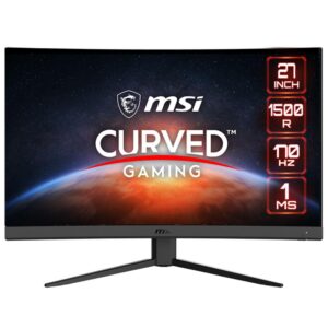 MSI Esports G27CQ4 E2 27 Inch VA WQHD Curved Frameless Gaming Monitor 170Hz