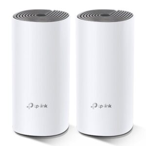 TP-Link Deco E4 AC1200 Dual Band Whole Home Mesh Wi-Fi System 2 Port 1200Mbps (2 Pack)
