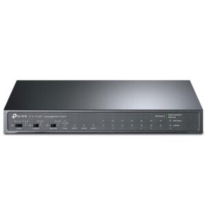 TP-LINK TL-SL1311MP UNMANAGED DESKTOP SWITCH 8 PORT 10/100MBPS + 2 PORT GIGABIT UPLINK + 1 PORT GIGABIT SFP 124W